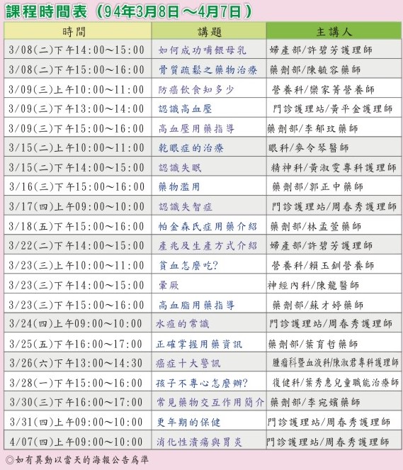 健康教育中心:只要健康不要病(相關圖片)