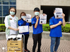 防疫中送暖  鼓勵最前線(相關圖片)