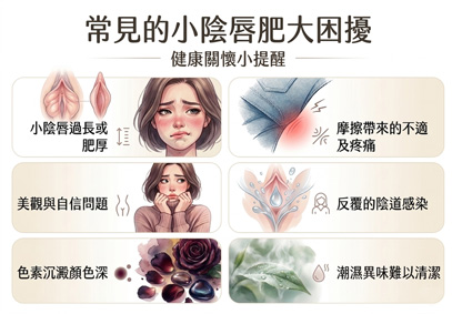 被忽略的女性困擾   私密處整形手術改善小陰唇肥厚(相關圖片)